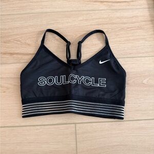 NWOT Nike X SoulCycle Women's Black Sports Bra